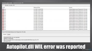 So beheben Sie "Autopilot.dll WIL-Fehler wurde gemeldet" in Windows