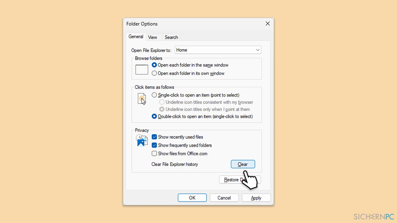 Wie behebt man das fehlende Navigationsfenster im Datei-Explorer unter Windows?