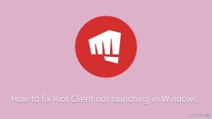 Wie behebt man in Windows, dass der Riot Client nicht startet?