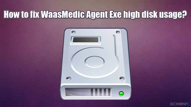 How to fix WaasMedic Agent Exe high disk usage?