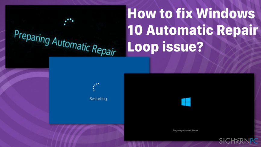 Begeleiden Toevoeging spreiding Wie behebt man, dass die Automatische Reparatur in Windows 10 in einer  Endlosschleife endet?